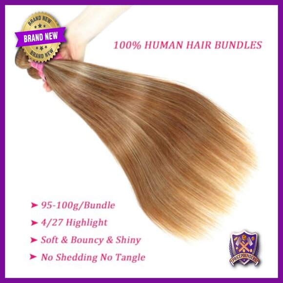 30 Inch Brazilian Straight Human Hair Extensions 100% Virgin Unprocessed